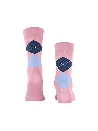 BURLINGTON | Chaussettes homme 40-46 MANCHESTER anthracite chiné | rosa